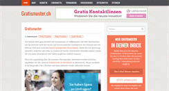Desktop Screenshot of gratismuster.ch
