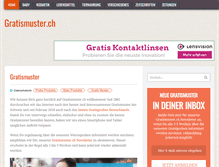 Tablet Screenshot of gratismuster.ch